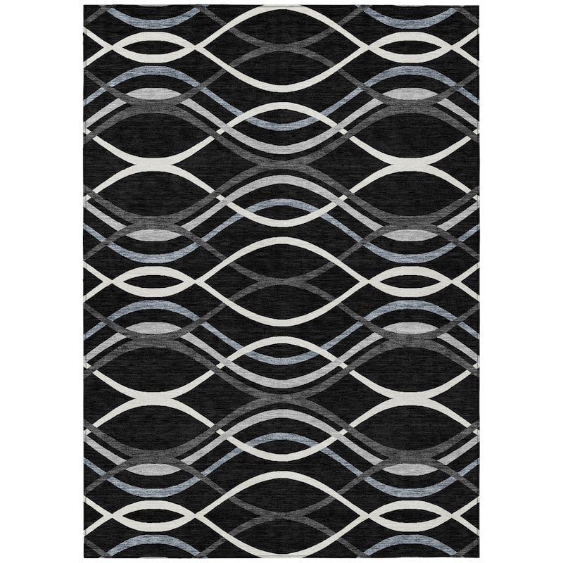 Machine Washable Indoor/ Outdoor Chantille Contempo Deco Rug