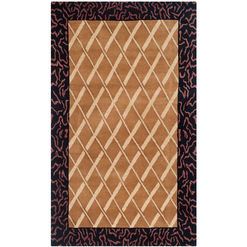 SAFAVIEH Couture Hand-knotted Nepalese Miapetra Trellis Wool Rug - 3' x 5' - Assorted