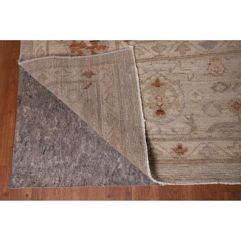 Vegetable Dye Oushak Large Area Rug Handmade Wool Carpet - 10'1" x 13'9"