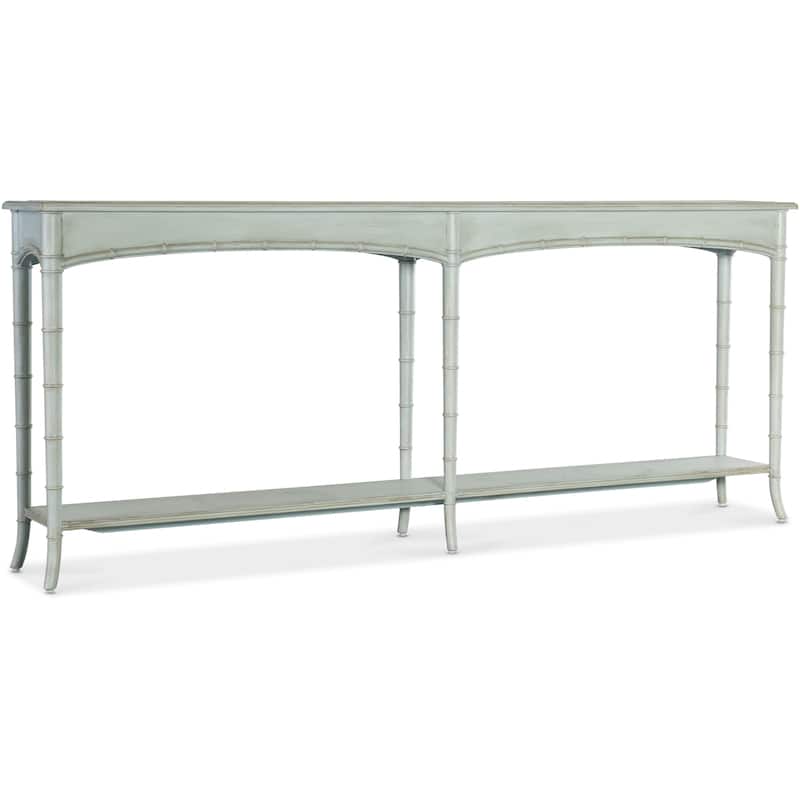 Hooker Furniture 6750-80171 Charleston 12" Wide Wood Top Maple Console - Haint Blue