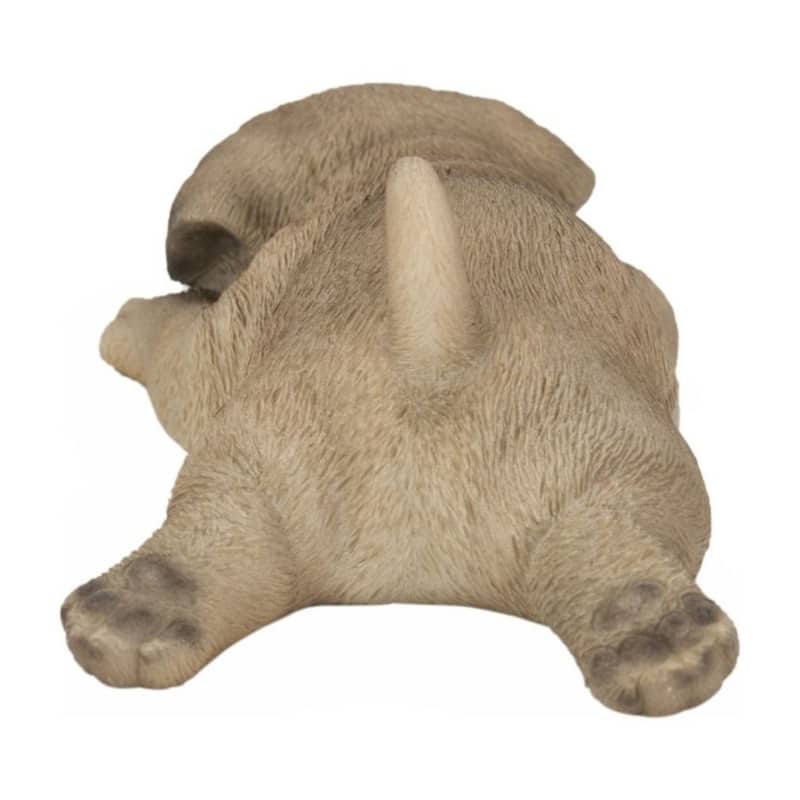 5" Pug Lying Refrigerator Magnet