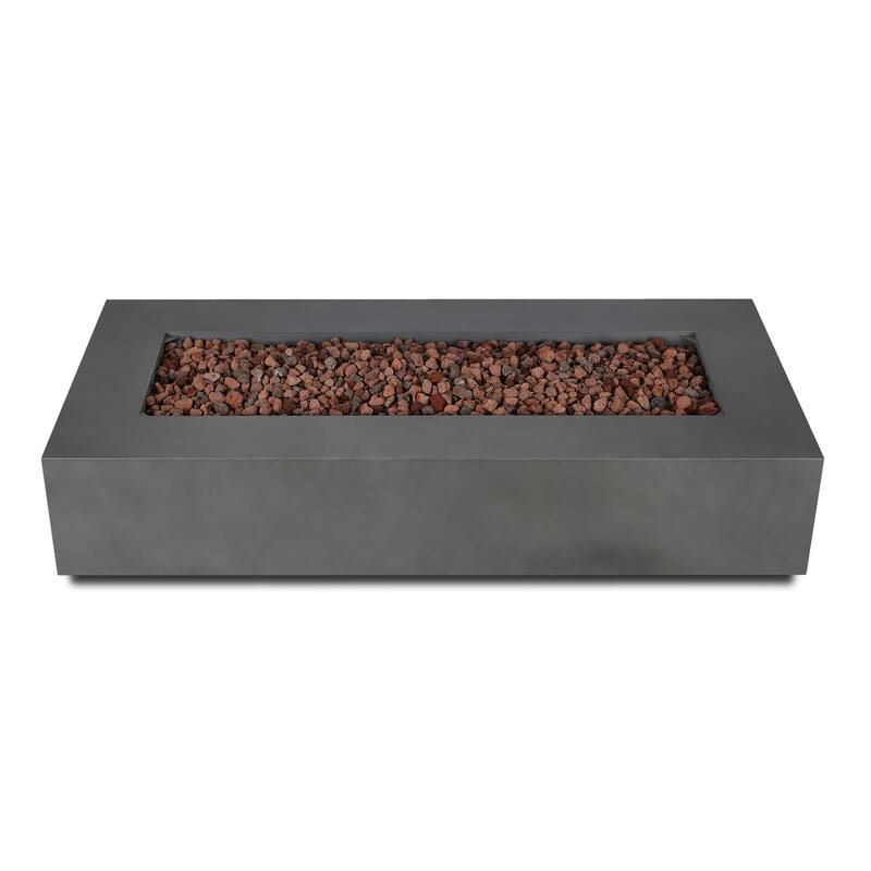 Aegean 70" LP Fire Table w/NG Conversion in Weathered Slate by Real Flame