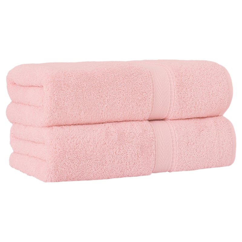 Authentic Hotel and Spa Turkish Cotton Bath Towels (Set of 2)
