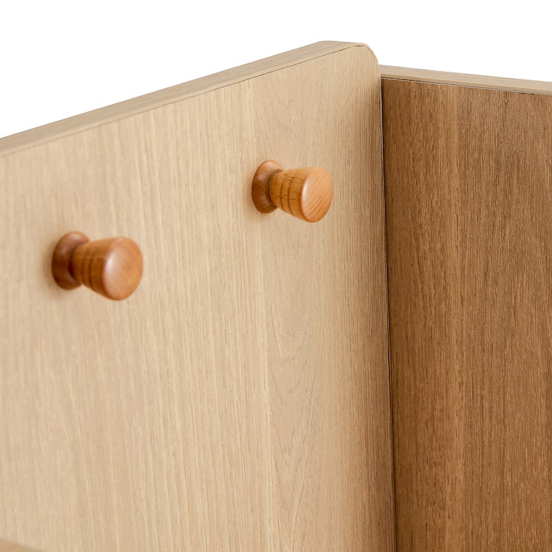 Modern Minimalist Storage Cabinet,Japanese Rattan Shoe Cabinet, Bed Top Cabinet,Small Home Furniture