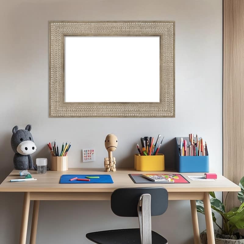 Amanti Art Trellis Gold Framed Dry Erase Magnetic Board