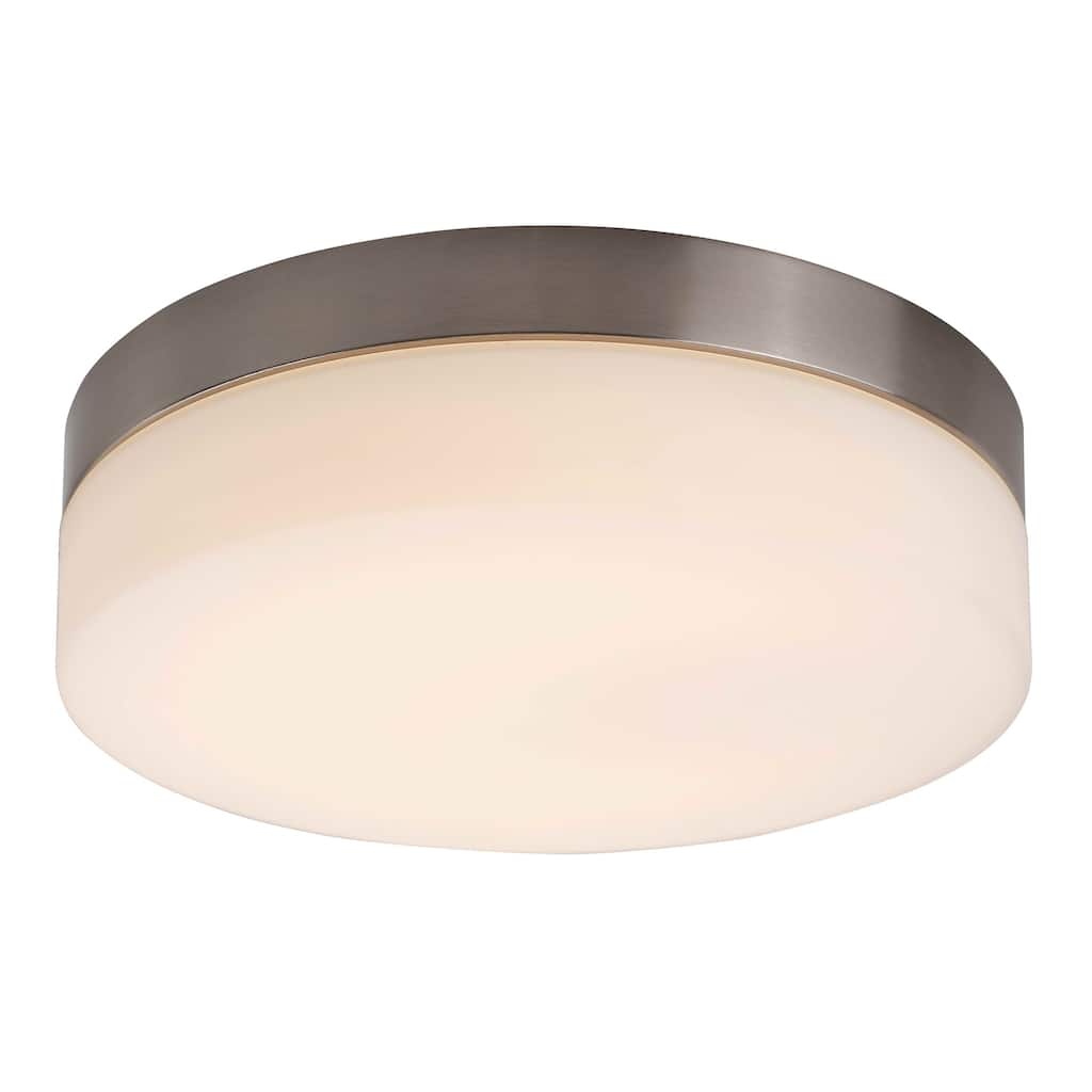 LED Flush Mount Ceiling light in Brushed Nickel