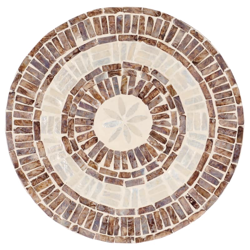 SAFAVIEH Keary Round Accent Table (Fully Assembled) - 13"W x 13"D x 19"H
