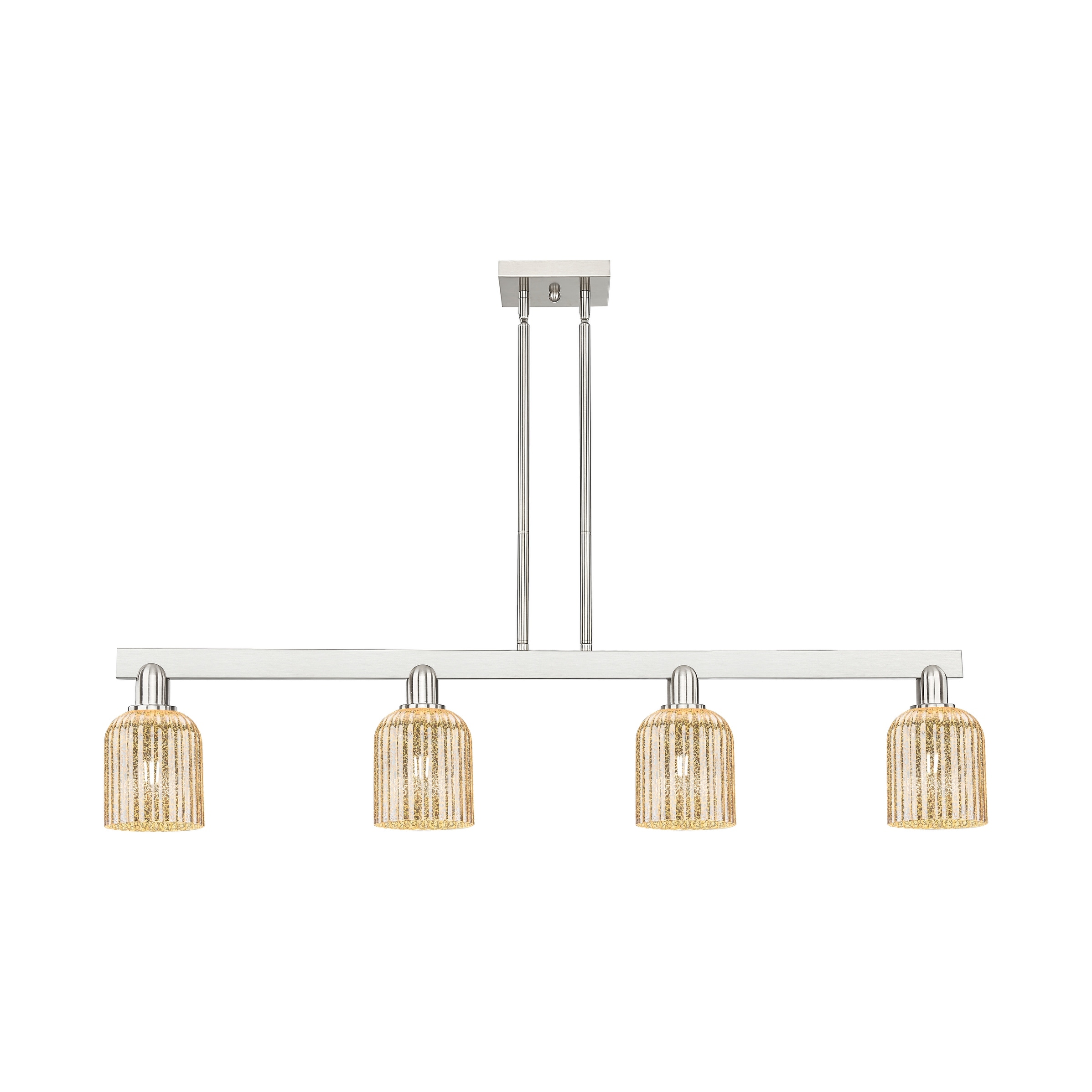 Innovations Lighting Downtown Urban - Bridal Veil - 4 Light 48" Stem Hung Island Light