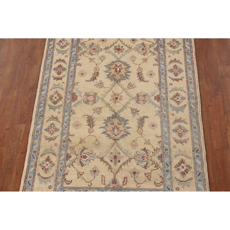 Kazak Oriental Accent Rug Handmade Floral Wool Carpet - 3'2"x 5'2"
