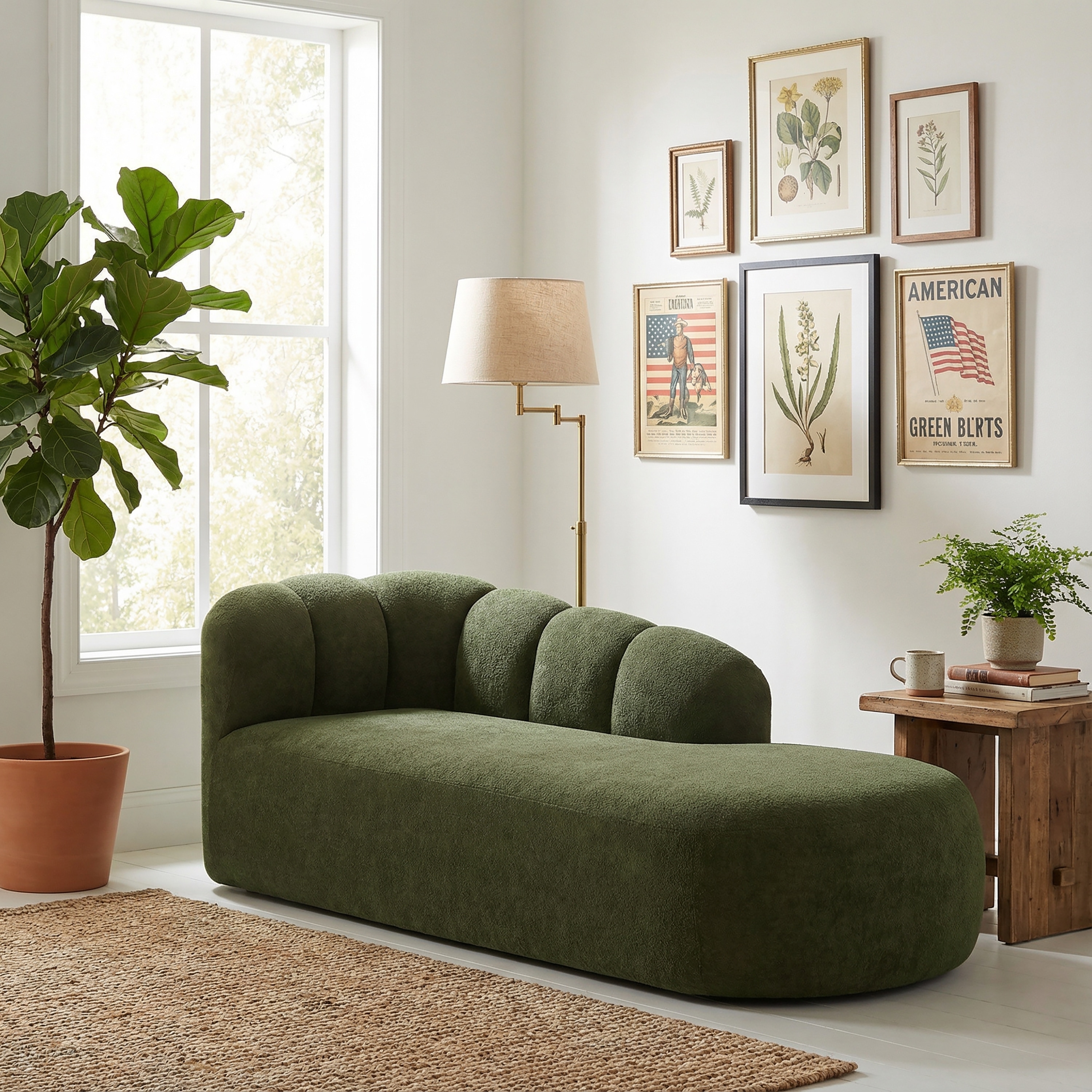 Christopher Knight Home - Modern Curved Upholstered Sofa with Sculptural Bubble Back