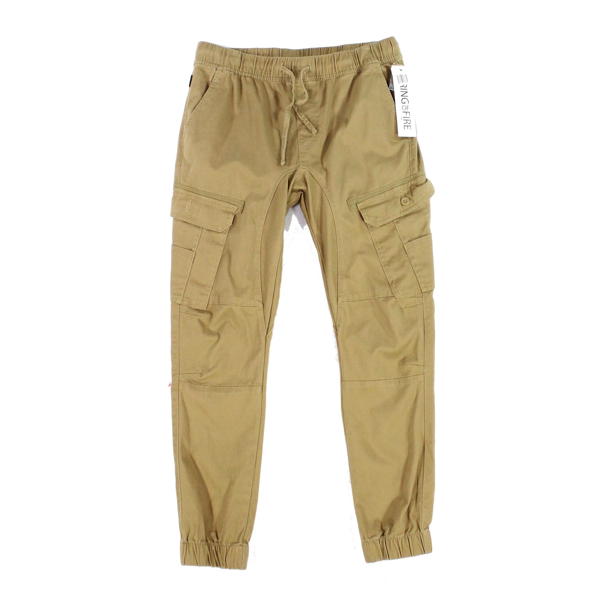 Shop Ring Of Fire Mens Tilted Cargo Jogging Stretch Pants