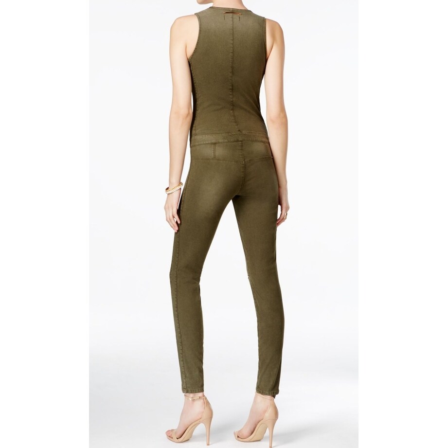forest green jumpsuit womens