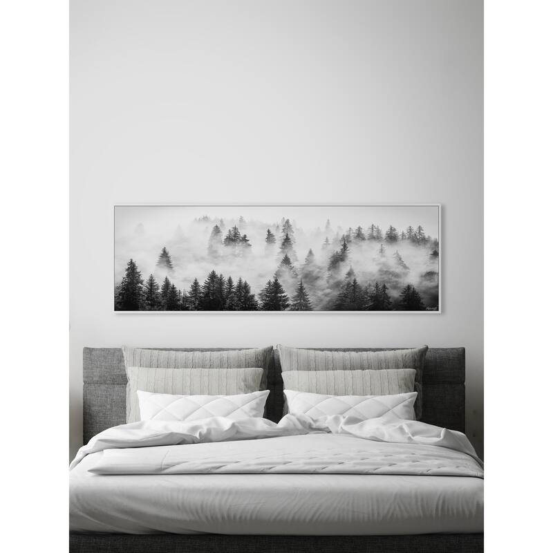 Forest Wilderness Floater Framed Print on Canvas