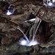 preview thumbnail 33 of 43, Alpine Corporation Outdoor Multi-Tier Rainforest Rock Waterfall Fountain with LED Lights