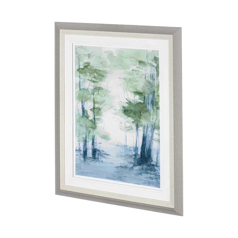 Forest Dew I Framed Art Print