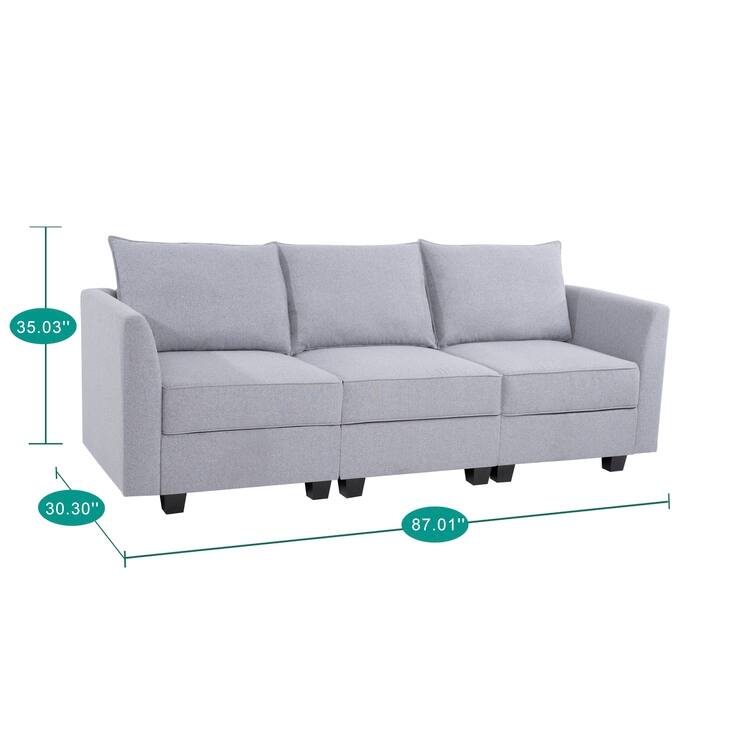 Modern Modular DIY Collection - Sturdy Wooden Frame - Versatile & Stylish Furniture for Living Room Bedroom