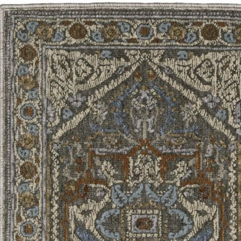 HomeRootsMedallion Traditional Runner Area Rug
