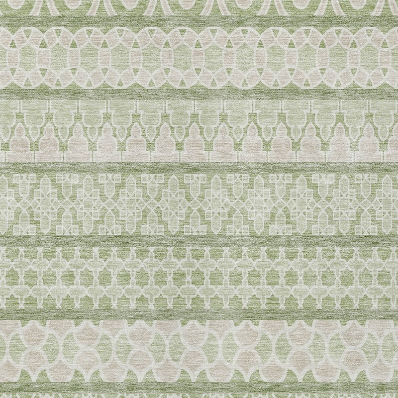 HomeRoots Quatrefoil Transitional Rectangle Outdoor Rug