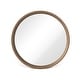 preview thumbnail 40 of 80, Classic Wooden Frame Farmhouse Round Wall Mirror