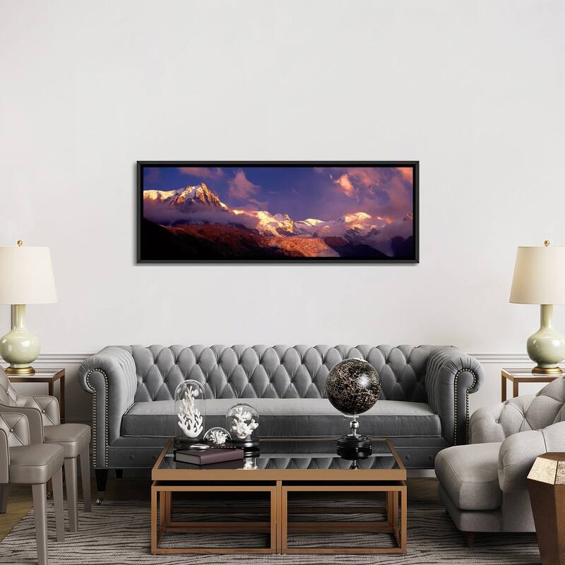 iCanvas "Aiguille du Midi, Mont Blanc Massif, Haute-Savoie, Rhone-Alpes, France" by Panoramic Images Framed Canvas Print