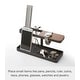 preview thumbnail 9 of 11, Yamazaki Home Desk Organizer, Steel - L 3.82 x W 9.65 x H 4.45 inches