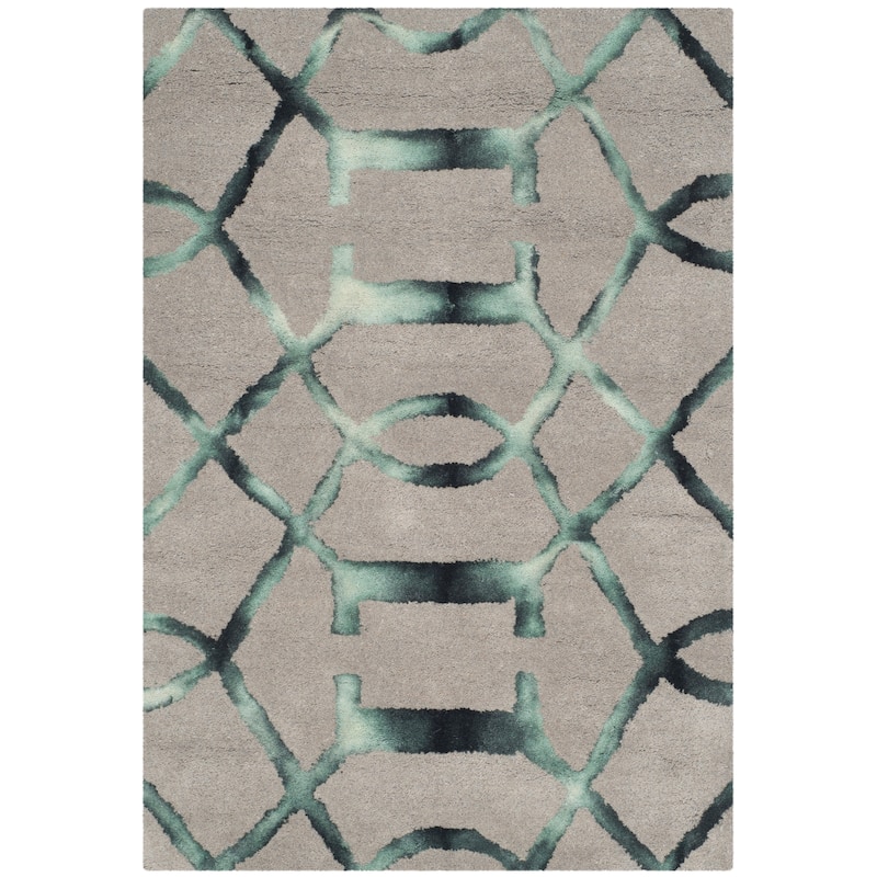 SAFAVIEH Handmade Dip Dye Urbana Watercolor Vintage Boho Wool - 2' x 3' - Grey/Charcoal - Runner/Rectangle