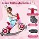 preview thumbnail 19 of 33, 3-in-1 Kids Rocking Horse with Balance Board and Removable Seat - 16” L x 24” W x 18.5” H