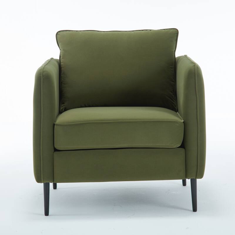 Accent Chair for Living Room, =Comfy Single Sofa Chair Mid-Century Modern Armchair