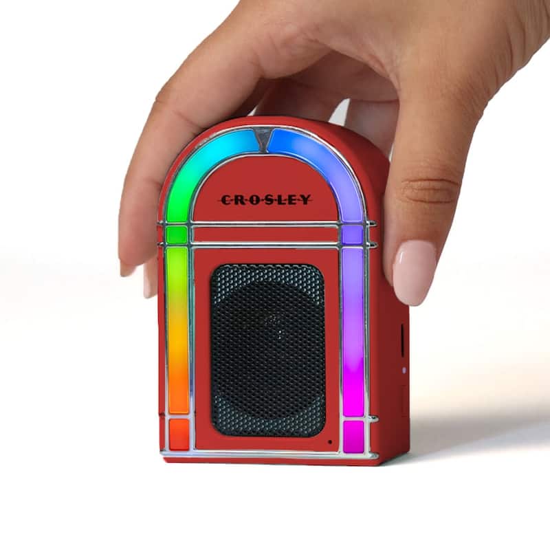 Crosley Mini Jukebox Portable Bluetooth Speaker In Aqua Blue