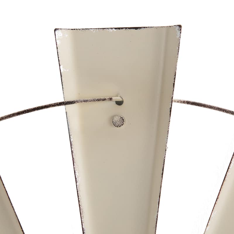 Glitzhome Farmhouse Rustic Wind Spinner Wall Decor