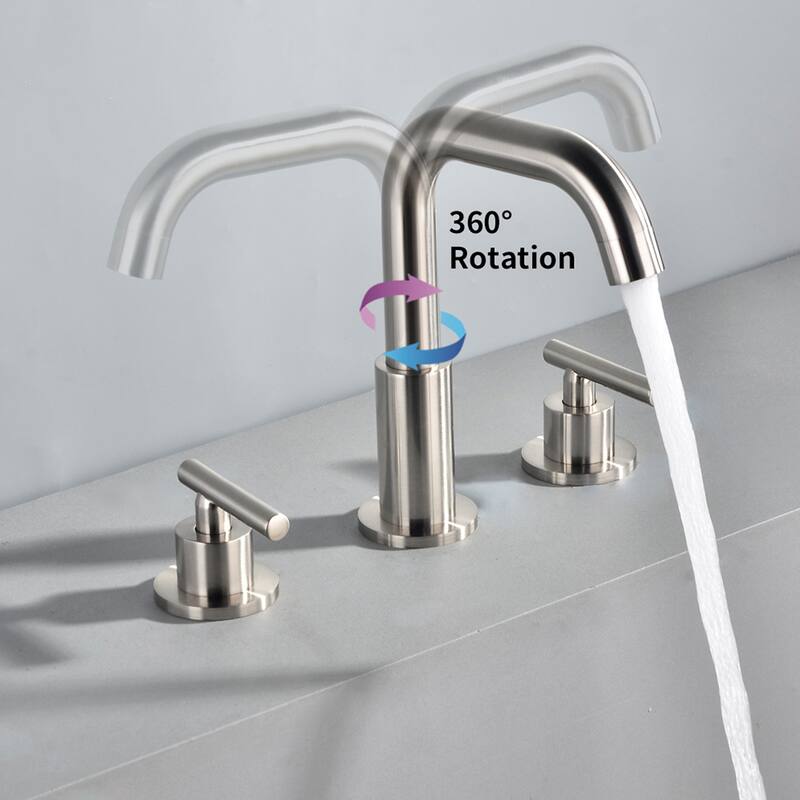 Clihome Widespread Bathroom Faucet Two Handle