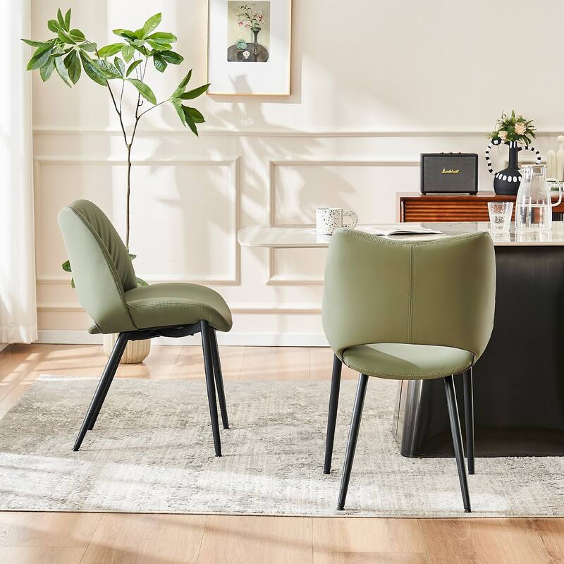 Modern Dining Kitchen Chairs Set of 2 Loads up to 300lbs