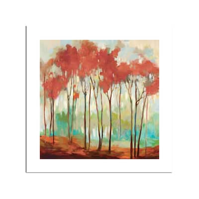 Beyond The Treetop Fine Art Paper Print by Allison Pearce - Multi
