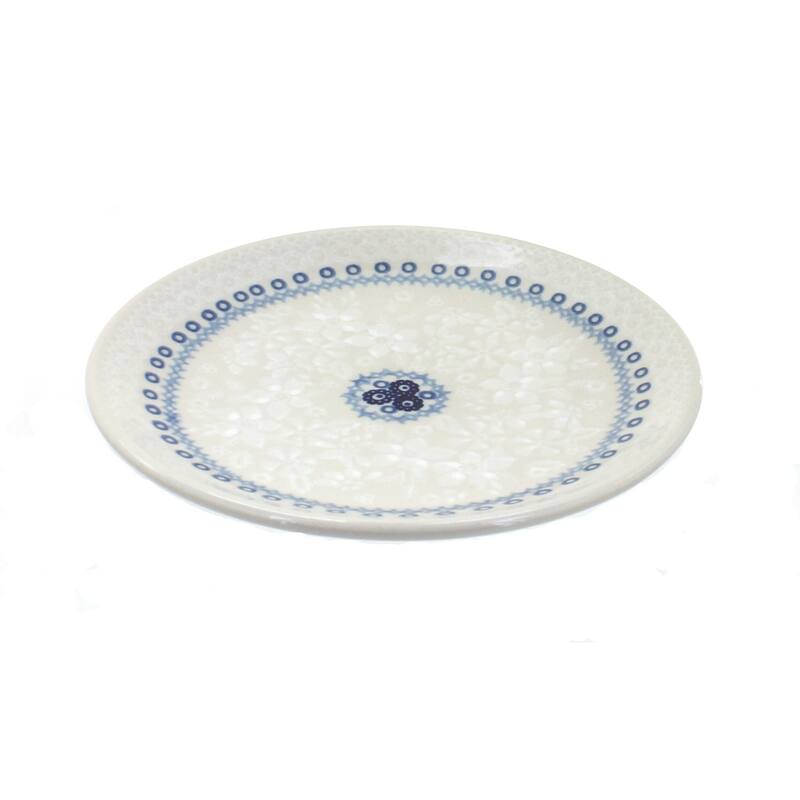 Blue Rose Polish Pottery Manufaktura Dessert Plate - Victoria
