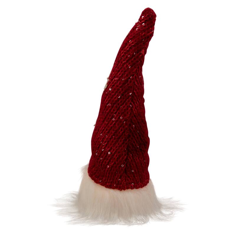 LED Lighted "Kiss Me" Hat Valentine's Day Gnome - 11.5"