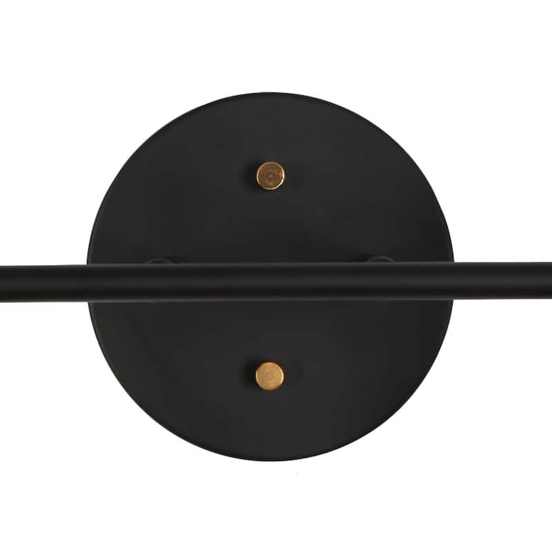 Synia Modern Glam 4-Light Bathroom Vanity Lights Globe Wall Sconce Lamp - L 28.3" x W 7.1" x H 14.5"