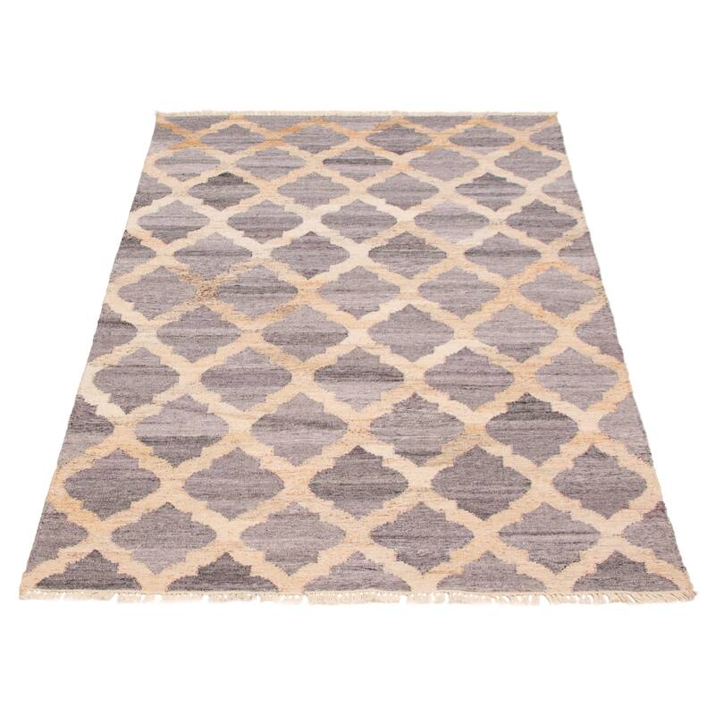 Ankara FW Grey Kilim 5'2" x 8'0" - 5'2 x 8'0