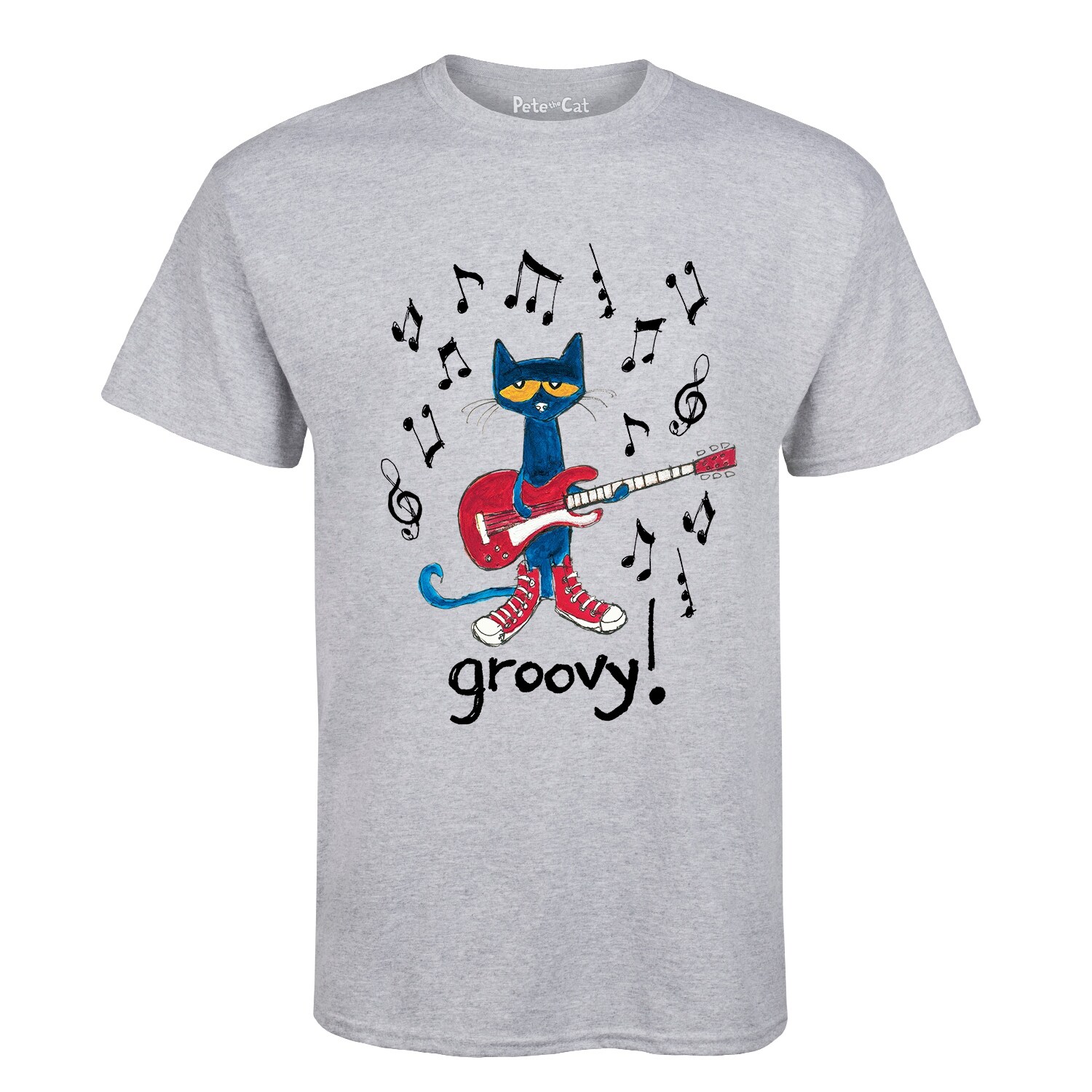 Shop Pete The Cat Guitar Groovy Adult Short Sleeve Tee