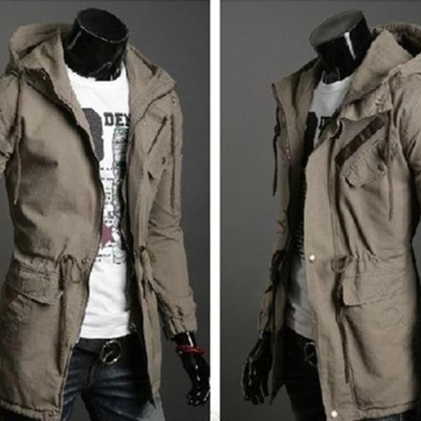 military style winter coat