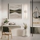 preview thumbnail 81 of 119, 1-Light Black/ Gold/ Nickel Modern Long Linear Strip Wall Sconce Dimmable LED Bathroom Vanity Light