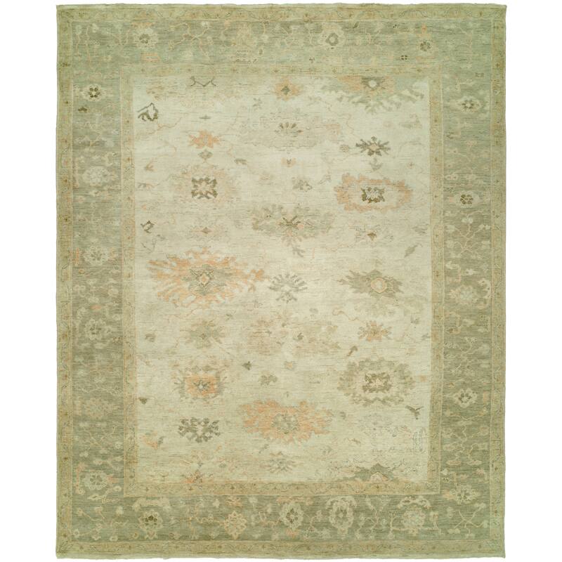 Traditional Multi-Colored Hand-Knotted Wool Area Rug - 2'6" x 10' - Multi-Colored