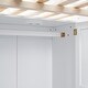 preview thumbnail 12 of 11, Wooden Full Loft Bed with Desk, Wardrobe & Bookshelf, Stairway Loftbed Wood Bedframe with Drawers for Kids Teens Adults Bedroom