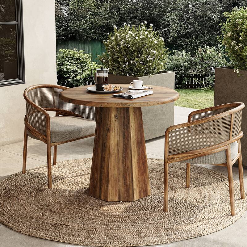 31" Round Pedestal Dining Table