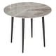 preview thumbnail 8 of 13, Marble Top Round Dining Table with Metal Legs for Dining Room Kitchen