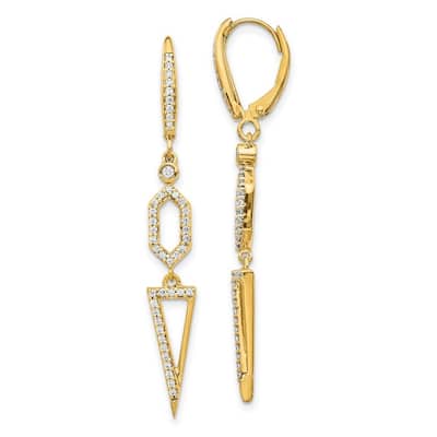 Curata 14k Diamond Earrings