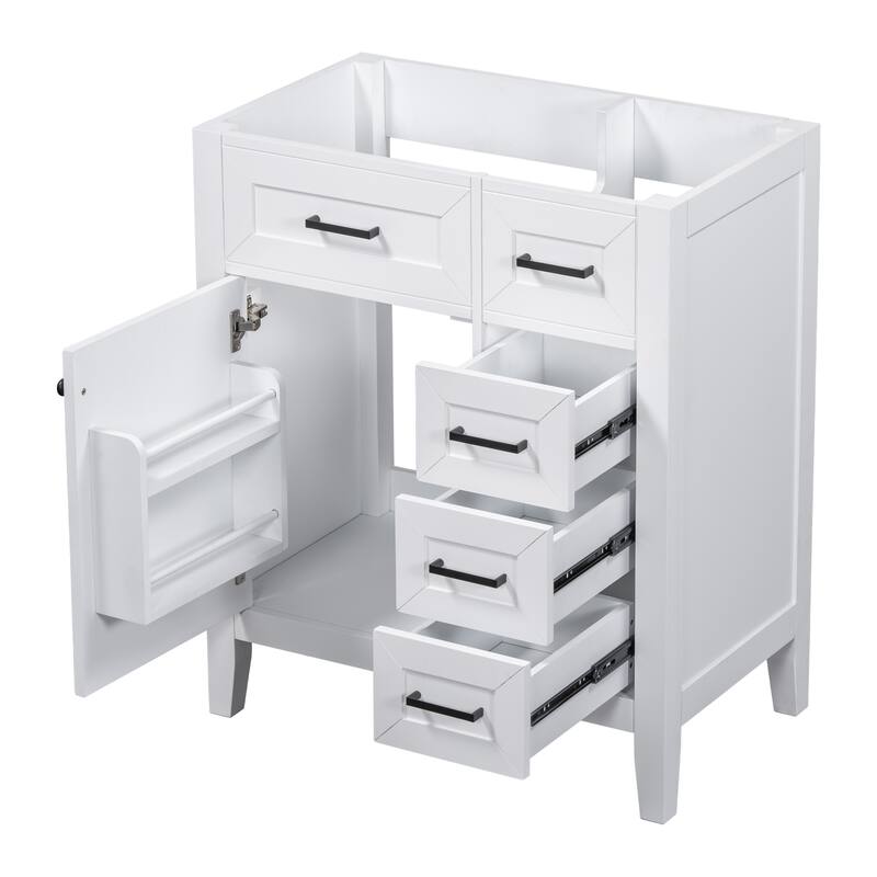 30" Bathroom Vanity with Solid Frame and MDF Board