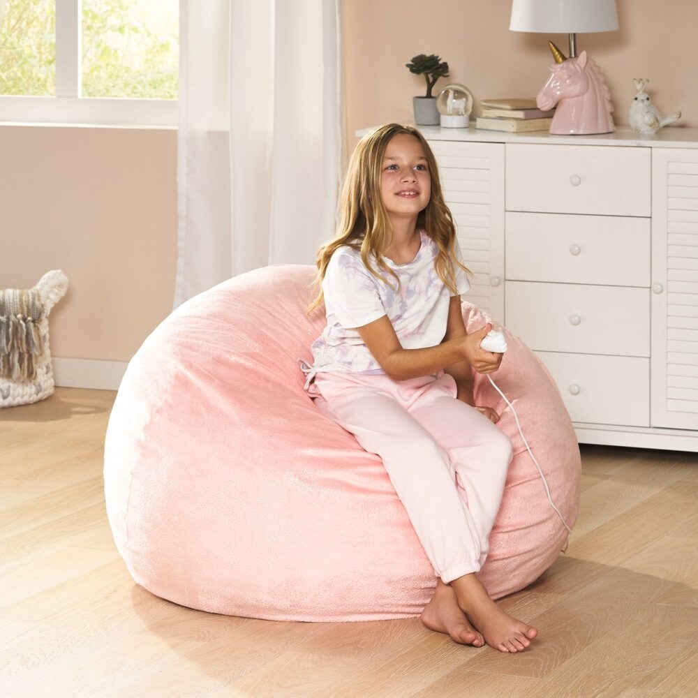 Rose gold bean bag hotsell chair