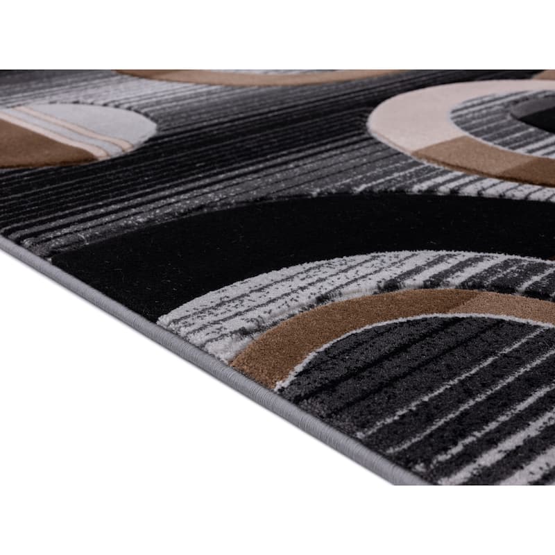 Orelsi Collection Abstract Area Rug