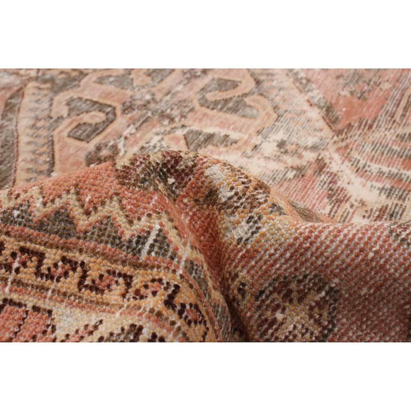 ECARPETGALLERY Hand-knotted Antalya Vintage Copper Wool Rug - 5'1 x 9'7