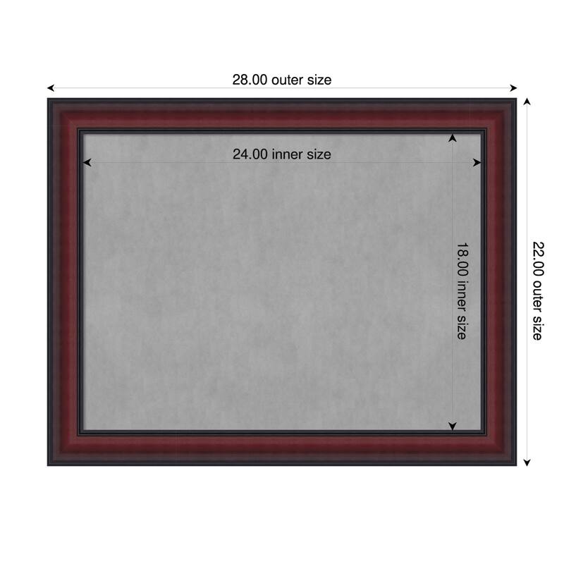 Amanti Art Dalat Black Framed - 28 x 22 in - Dalat Cherry